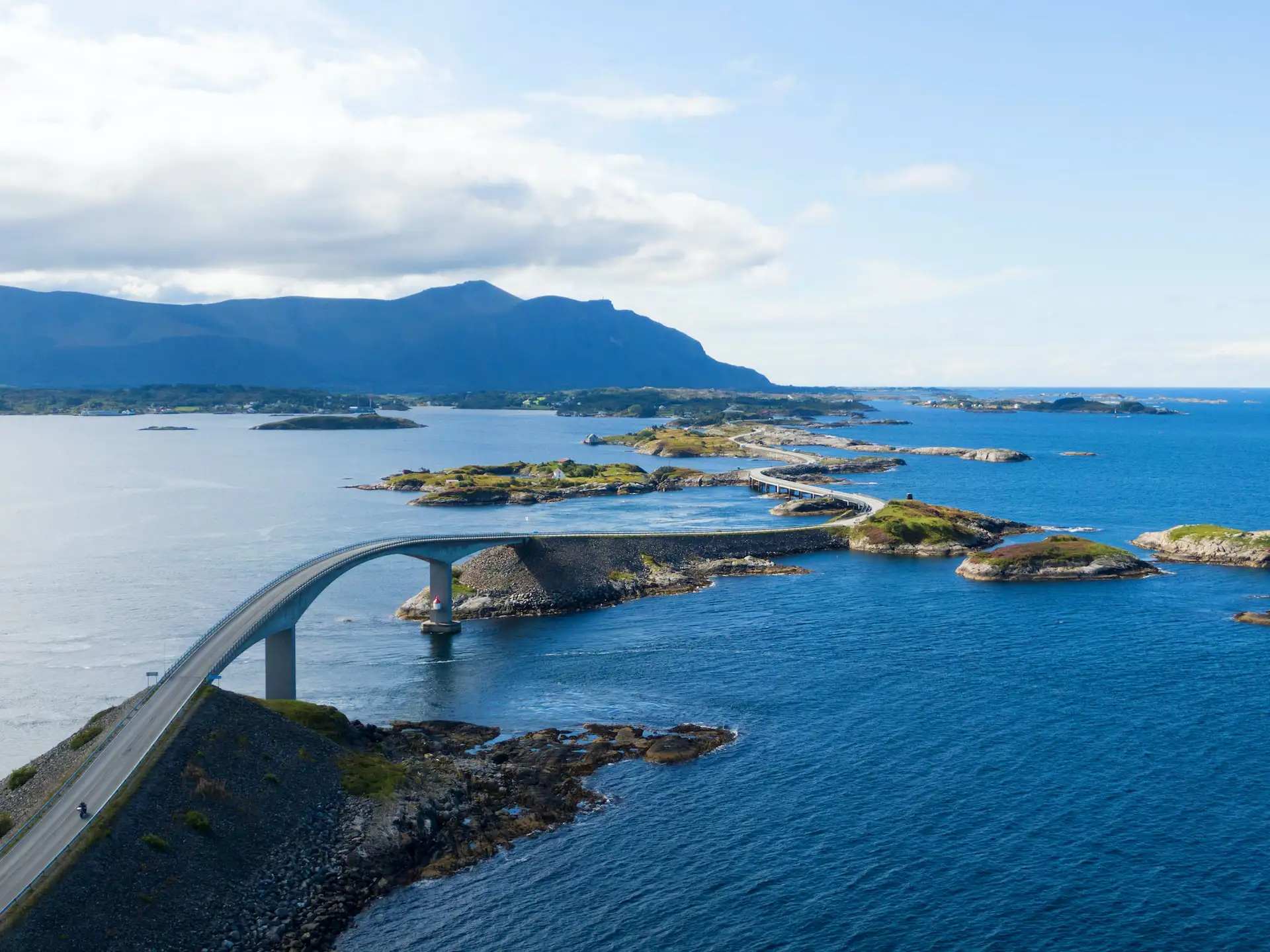 Filming on Norway’s scenic roads